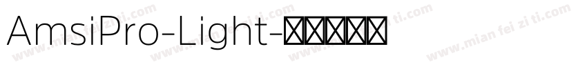 AmsiPro-Light字体转换