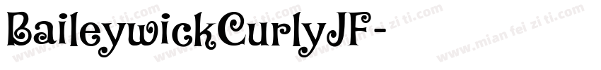 BaileywickCurlyJF字体转换