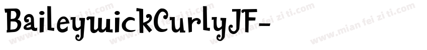 BaileywickCurlyJF字体转换