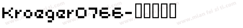 Kroeger0766字体转换