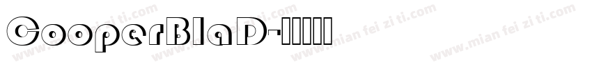 CooperBlaD字体转换