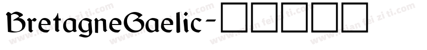 BretagneGaelic字体转换