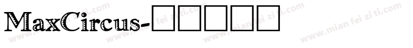 MaxCircus字体转换