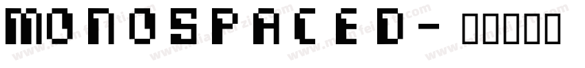 Monospaced字体转换