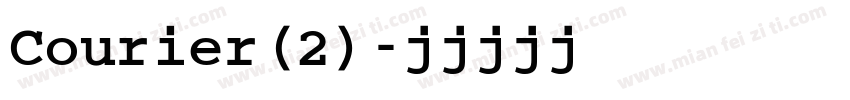 Courier(2)字体转换