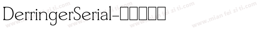 DerringerSerial字体转换