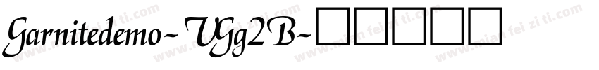 Garnitedemo-VGg2B字体转换