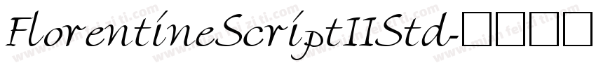 FlorentineScriptIIStd字体转换