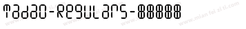 Tadao-Regular5字体转换