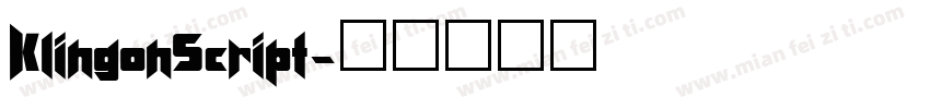 KlingonScript字体转换