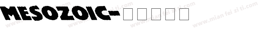 Mesozoic字体转换