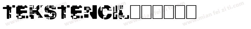 TekStencil字体转换