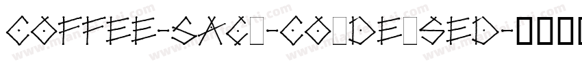 Coffee-Sack-Condensed字体转换