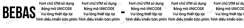 bebas字体字体转换