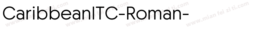 CaribbeanITC-Roman字体转换