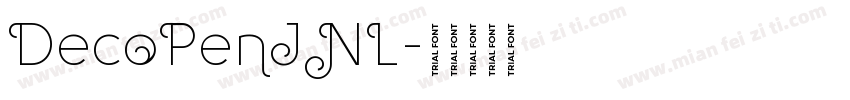 DecoPenJNL字体转换