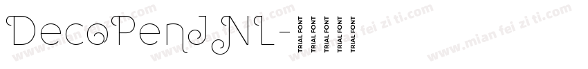 DecoPenJNL字体转换