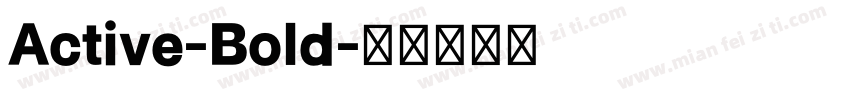 Active-Bold字体转换