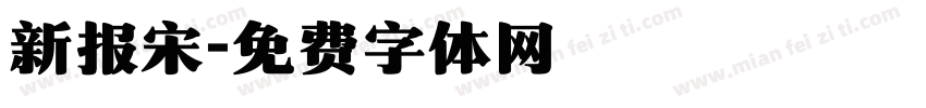 新报宋字体转换