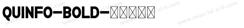 Quinfo-Bold字体转换