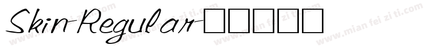 Skin-Regular字体转换