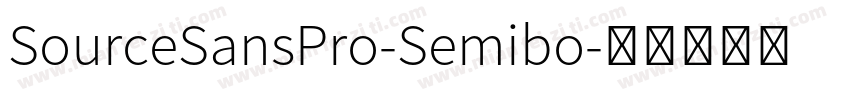 SourceSansPro-Semibo字体转换