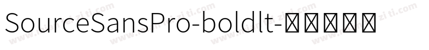 SourceSansPro-boldlt字体转换