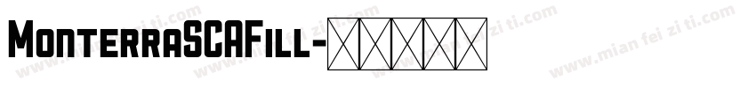 MonterraSCAFill字体转换