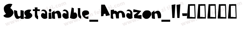 Sustainable_Amazon_II字体转换