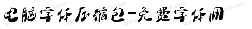 电脑字体压缩包字体转换