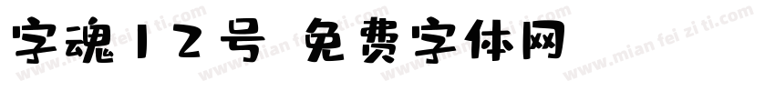 字魂12号字体转换