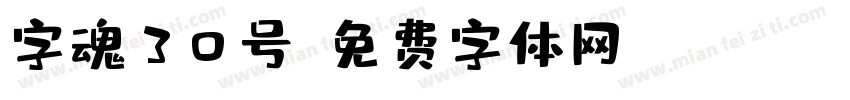 字魂30号字体转换