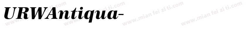 URWAntiqua字体转换