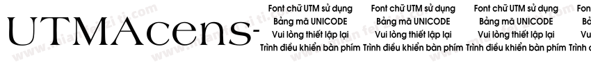 UTMAcens字体转换