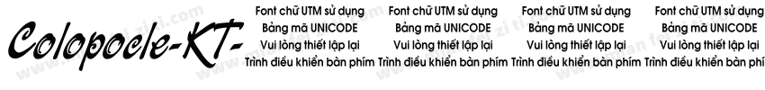 Colopocle-KT字体转换