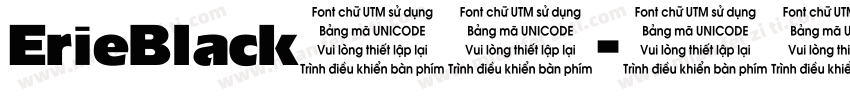 ErieBlack字体字体转换
