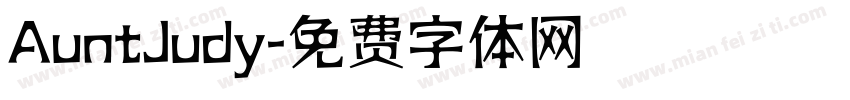 AuntJudy字体转换