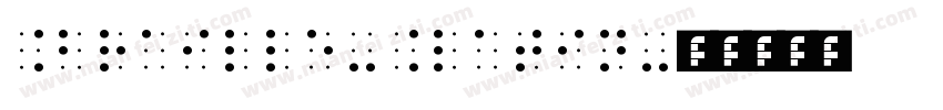 Braille-Latin字体转换