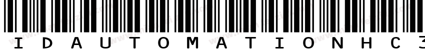 IDAutomationHC39M字体转换