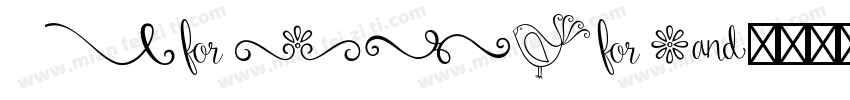 Ornaments字体转换