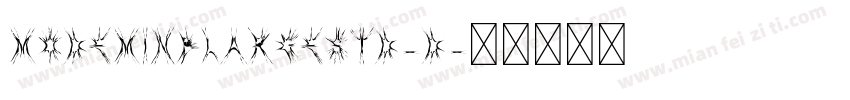 ModeMinBLargeStd-D字体转换