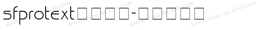 sfprotext字体下载字体转换