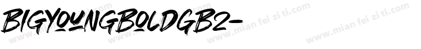 BigYoungBoldGB2字体转换