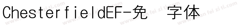 ChesterfieldEF字体转换