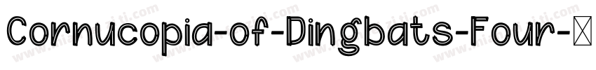 Cornucopia-of-Dingbats-Four字体转换