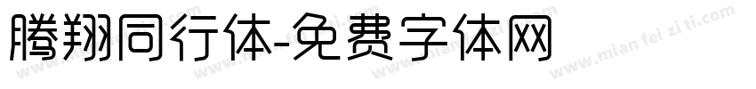 腾翔同行体字体转换