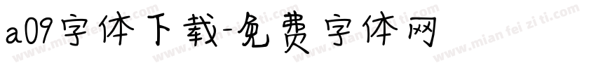 a09字体下载字体转换