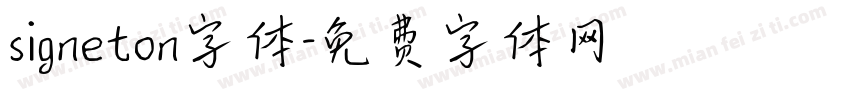 signeton字体字体转换