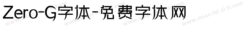 Zero-G字体字体转换