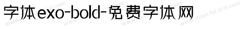 字体exo-bold字体转换